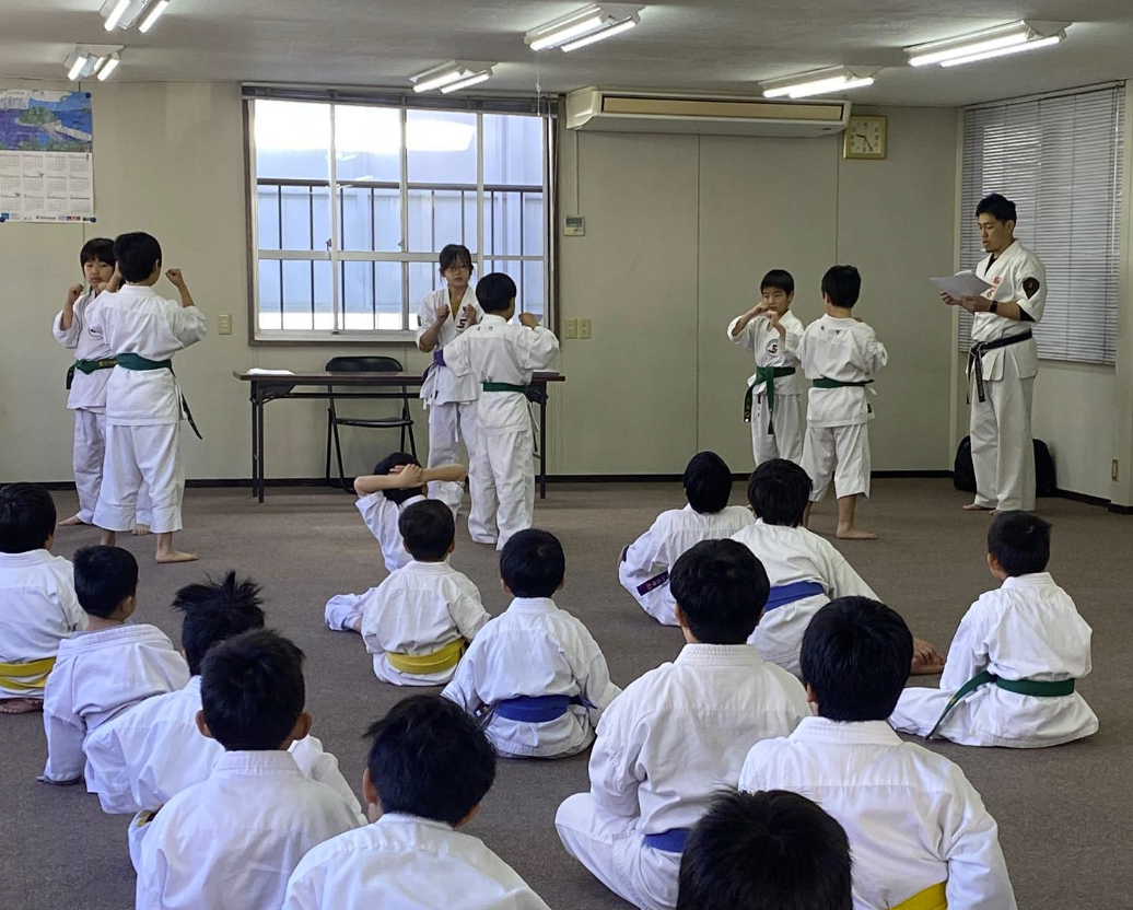名西支部で行われた昇級試験