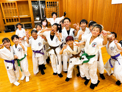 少年部の稽古 4